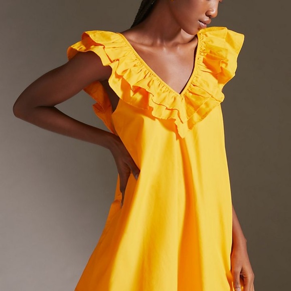 NWT! MAUVE RUFFLE TUNIC DRESS - Picture 4 of 6